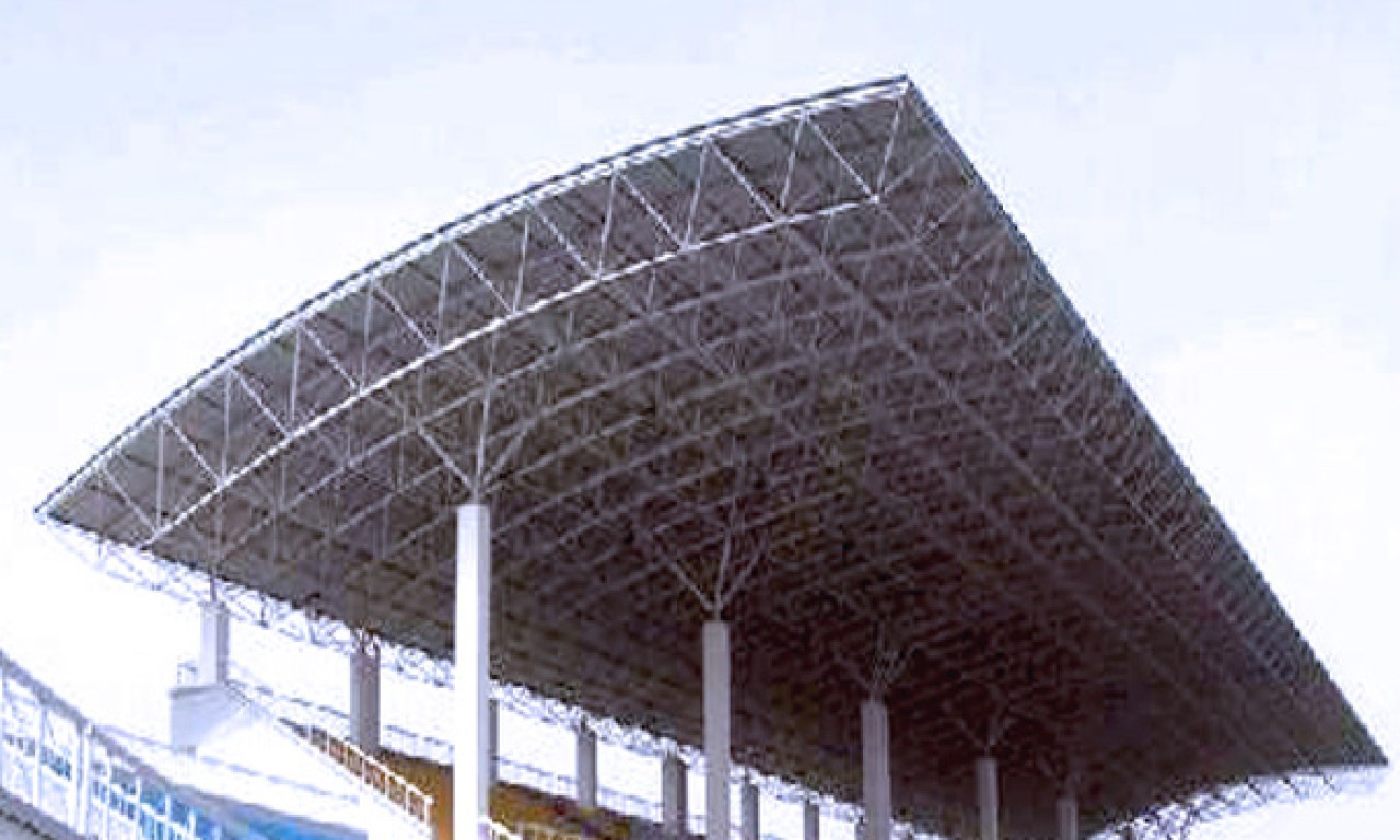 【顶棚网架】螺栓球网架_东吴网架_网架设计_网架制作_网架施工_4008-